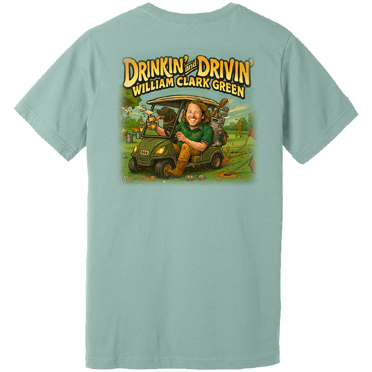 Drinkin’ and Drivin’ Golf Tee - Green