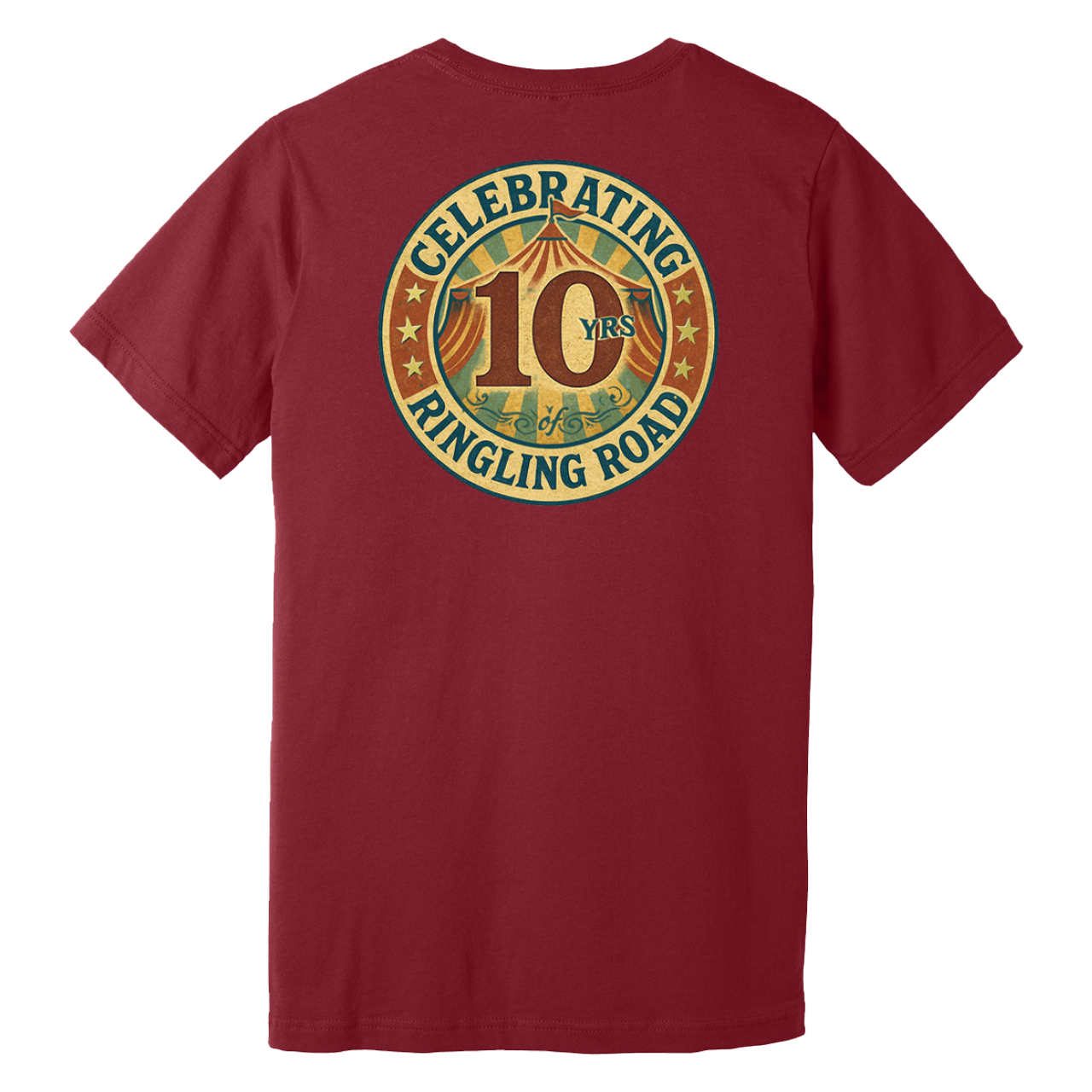 (PRE-ORDER) Ringling Road 10 Year Anniversary Tee (Red)
