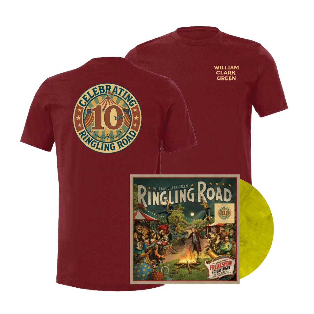 Ringling Road 10 Year Anniversary Vinyl and Tee Fan Pack