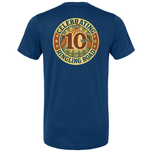 (PRE-ORDER) Ringling Road 10 Year Anniversary Tee (Blue)