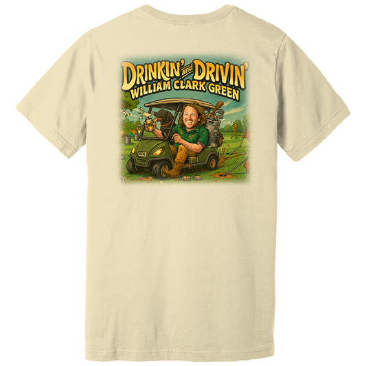 Drinkin’ and Drivin’ Golf Tee - Beige
